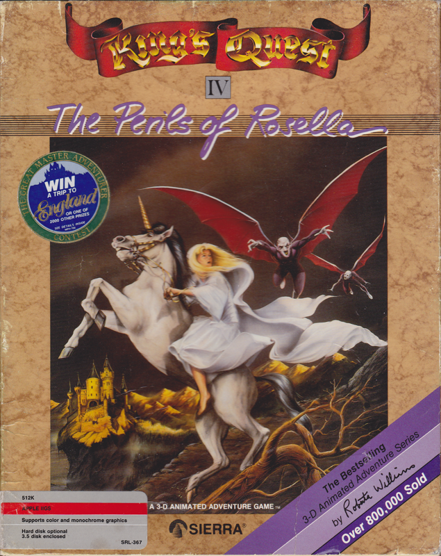 Front Cover for King's Quest IV: The Perils of Rosella (Apple IIgs)