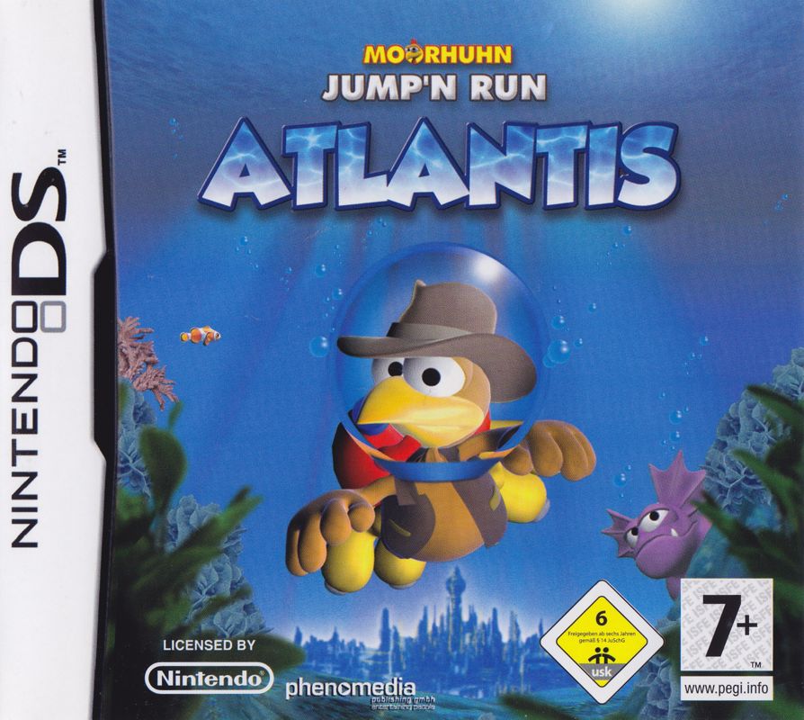Front Cover for Crazy Chicken: Atlantis (Nintendo DS)