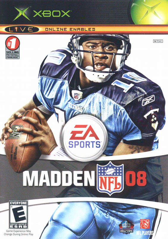 Madden NFL 08 cover or packaging material - MobyGames