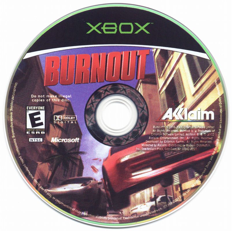 Media for Burnout (Xbox)