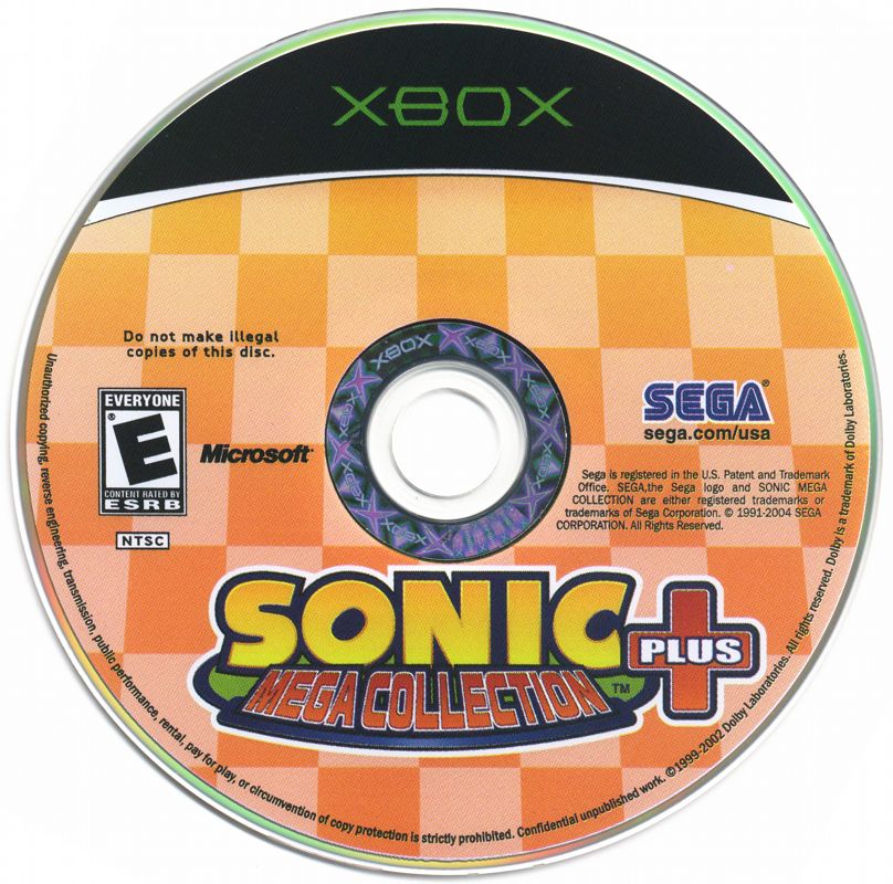 Sonic Mega Collection Plus Cover Or Packaging Material Mobygames