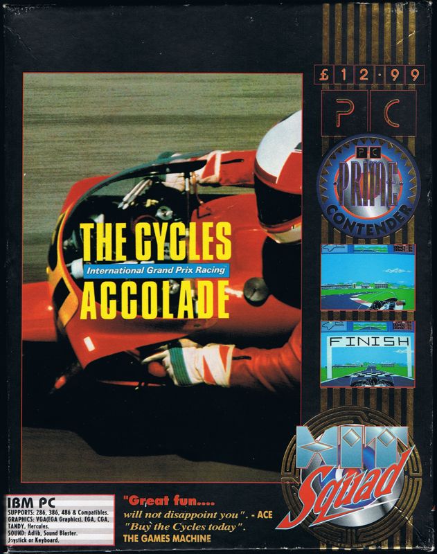 The Cycles International Grand Prix Racing cover or packaging