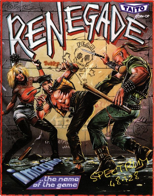 Front Cover for Renegade (ZX Spectrum)