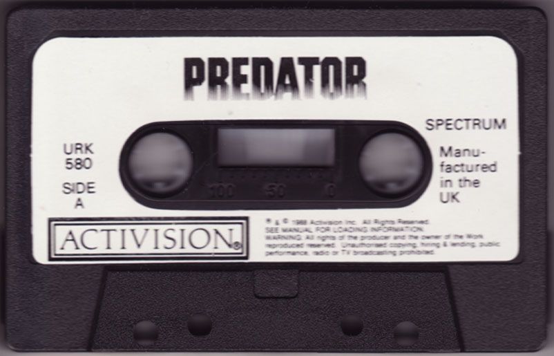 Media for Predator (ZX Spectrum): Side A