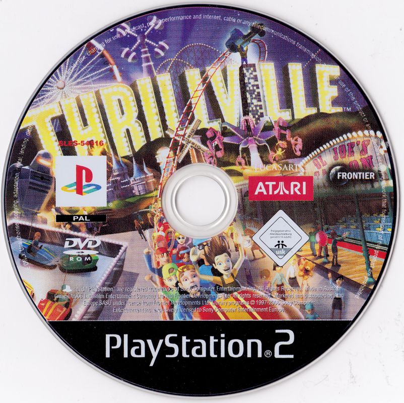 Media for Thrillville (PlayStation 2)