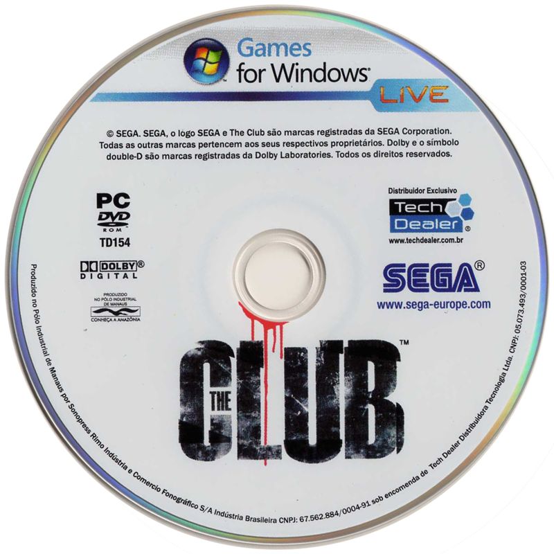 Media for The Club (Windows)