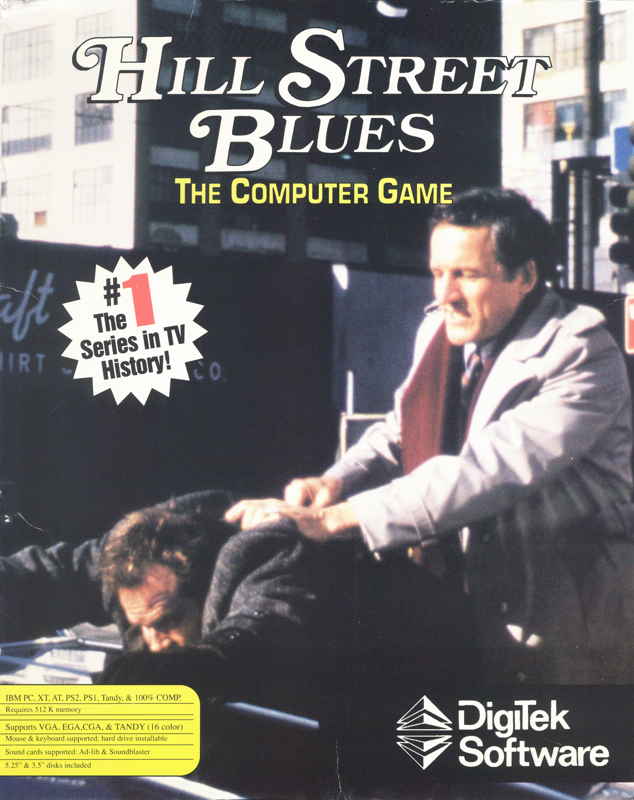Front Cover for Hill Street Blues (DOS) (Dual media release)