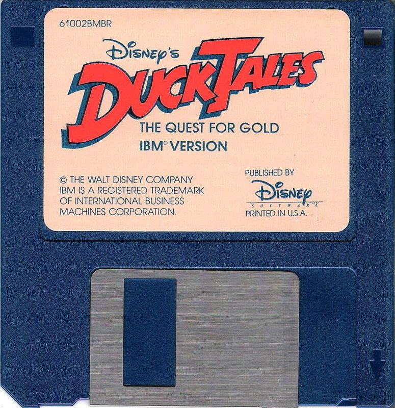 Media for Disney's Duck Tales: The Quest for Gold (DOS) (Dual Media release): 3.5" Floppy Disk