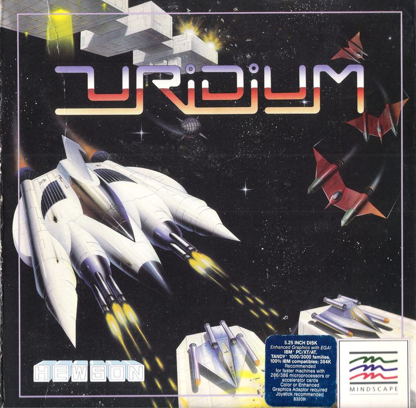Front Cover for Uridium (DOS)