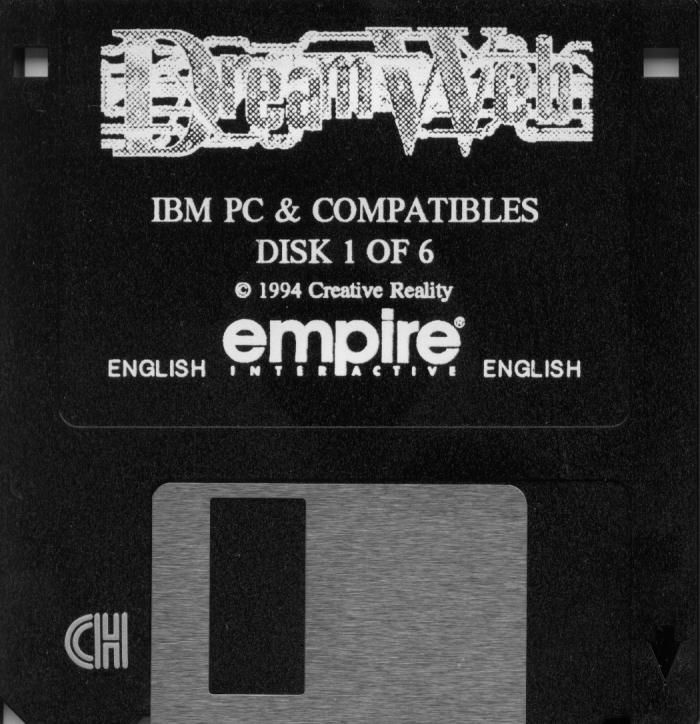Media for DreamWeb (DOS) (Floppy Disk Version): Disk 1/6