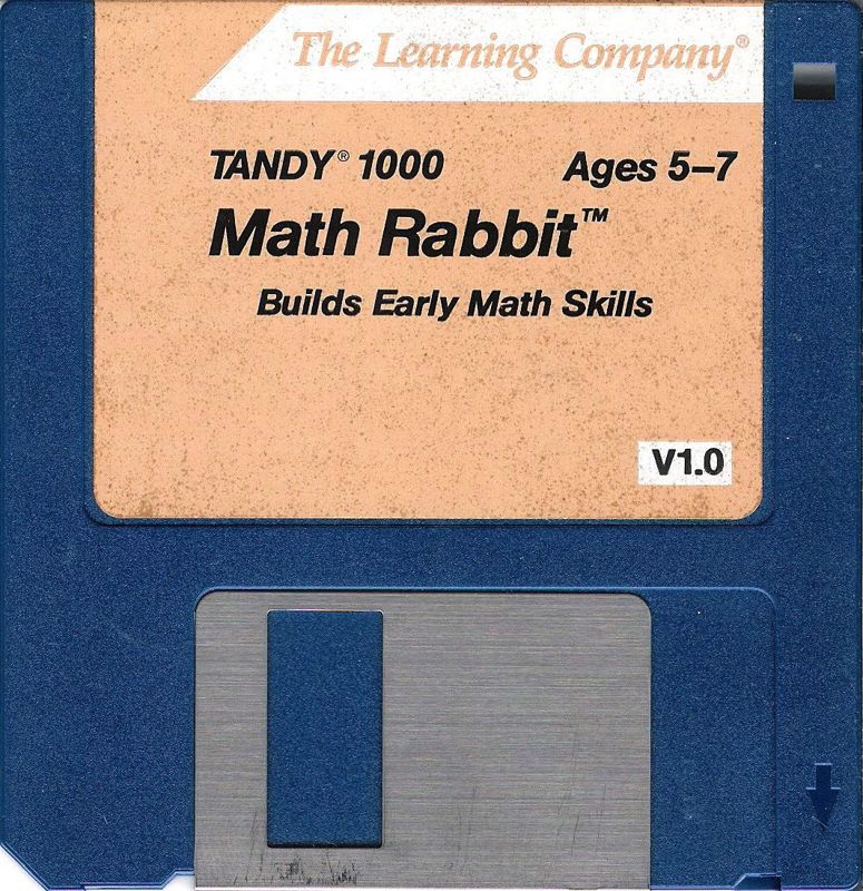 Media for Math Rabbit (DOS) (Dual Media Release (Version 1.0) IBM/Tandy)