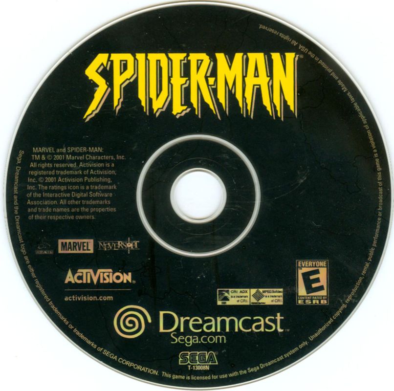 Media for Spider-Man (Dreamcast)