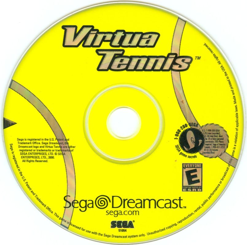 Media for Virtua Tennis (Dreamcast)