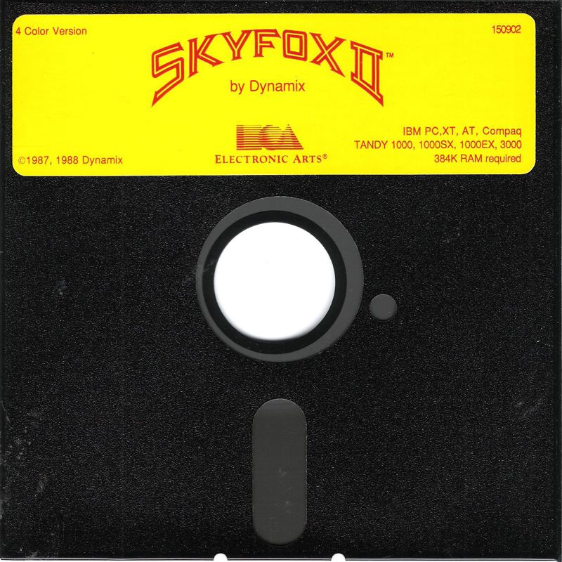 Media for Skyfox II: The Cygnus Conflict (DOS) (5.25" Release): Disk 1/2 -- CGA Disk