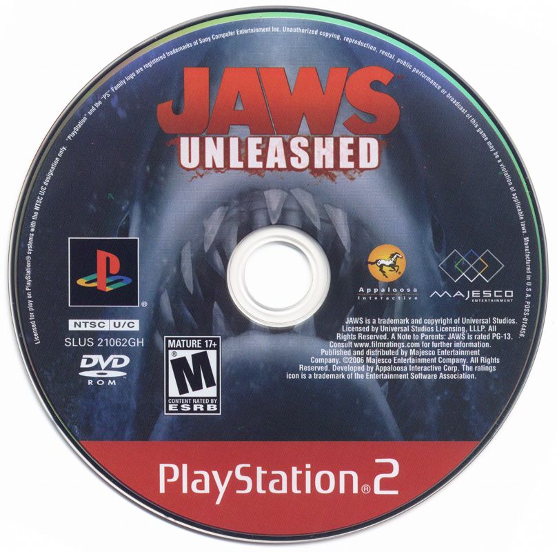 Media for Jaws: Unleashed (PlayStation 2) (Greatest Hits release)