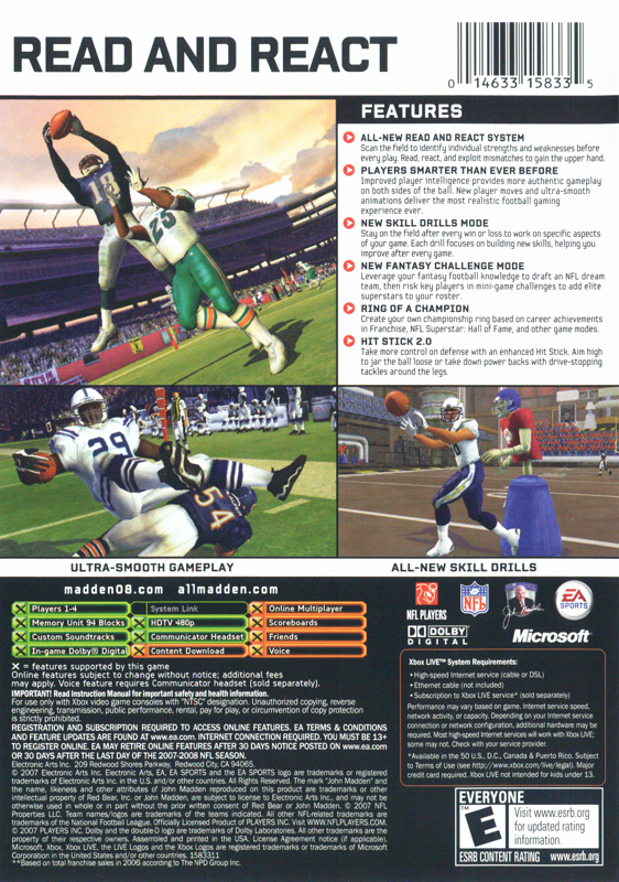 Madden NFL 08 - Xbox