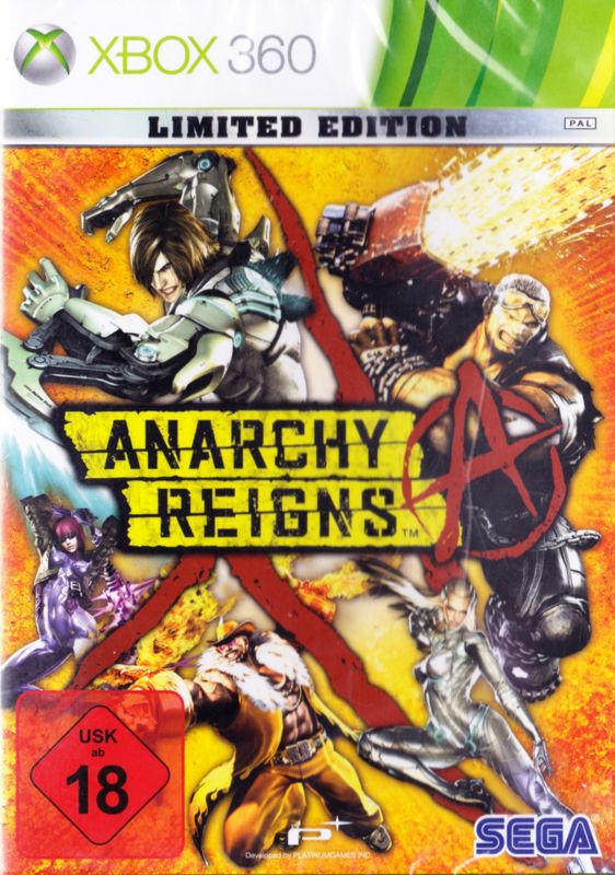Front Cover for Anarchy Reigns (Limited Edition) (Xbox 360)