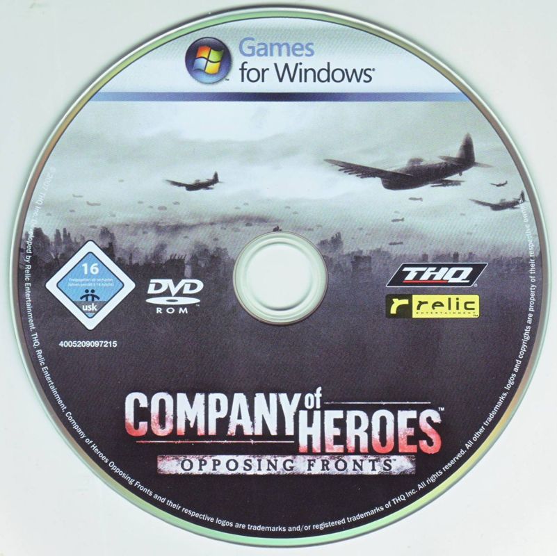 Media for Company of Heroes: Gold Edition (Windows): Opposing Fronts Disc