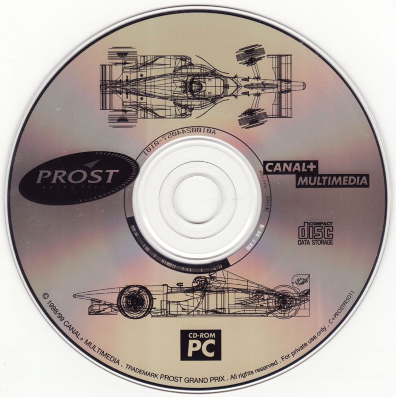 Media for Prost Grand Prix 1998 (DOS and Windows)