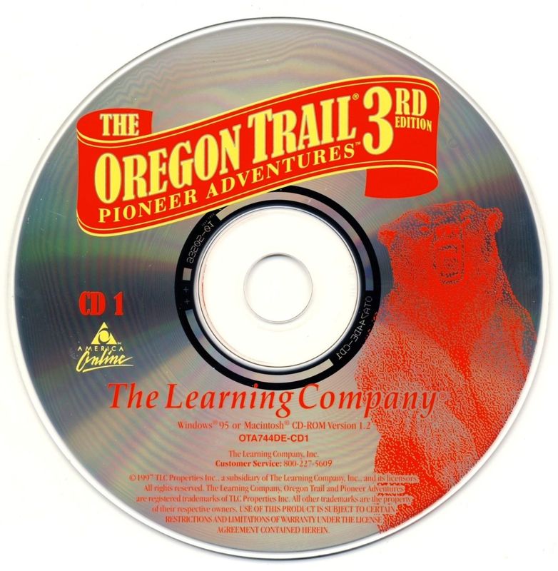 Media for The Oregon Trail: 3rd Edition (Macintosh and Windows): Disc 1