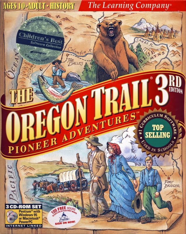 Front Cover for The Oregon Trail: 3rd Edition (Macintosh and Windows)