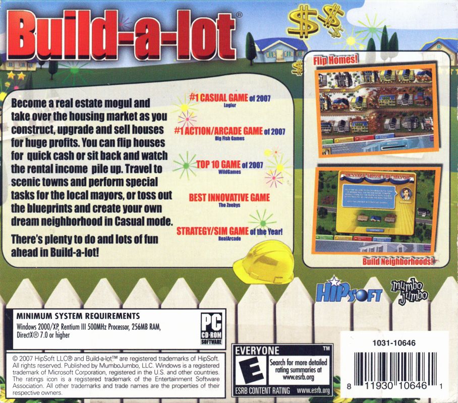 Back Cover for Build-a-lot (Windows)