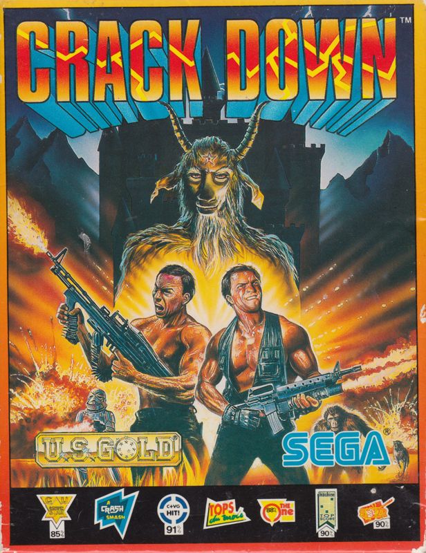 Front Cover for Crack Down (ZX Spectrum)