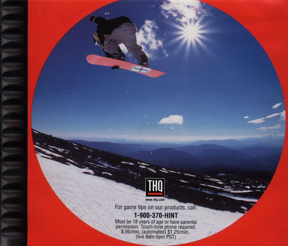 Inside Cover for MTV Sports: Snowboarding (PlayStation)