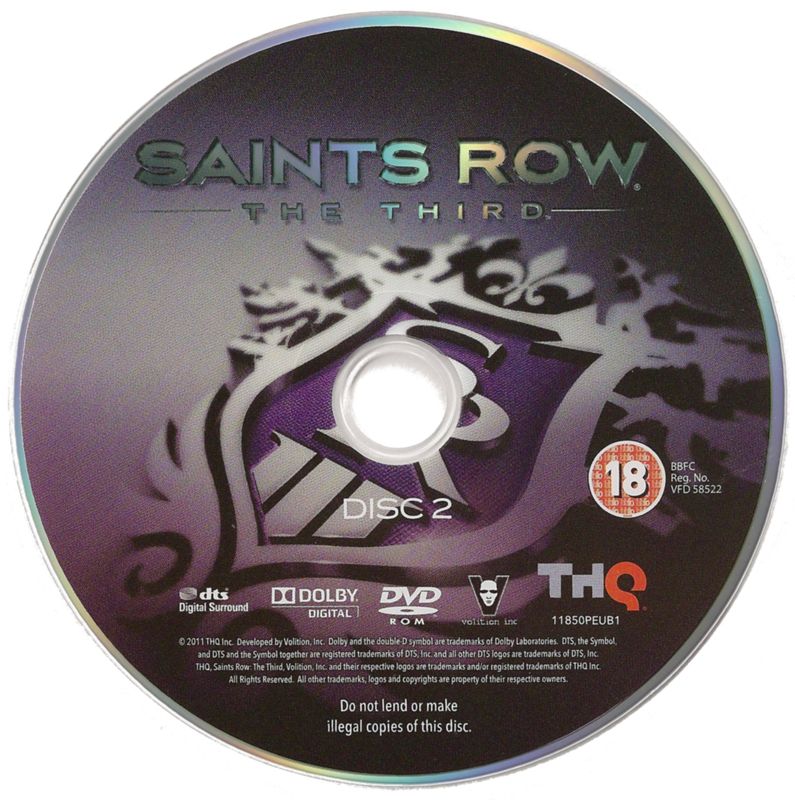 Media for Saints Row: The Third (Windows) (Pre-order version): Disc 2