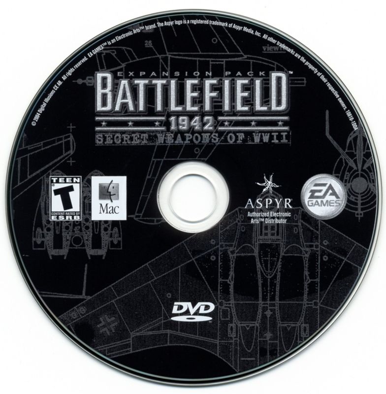 Battlefield 1942: Secret Weapons Of Wwii Cover Or Packaging Material 