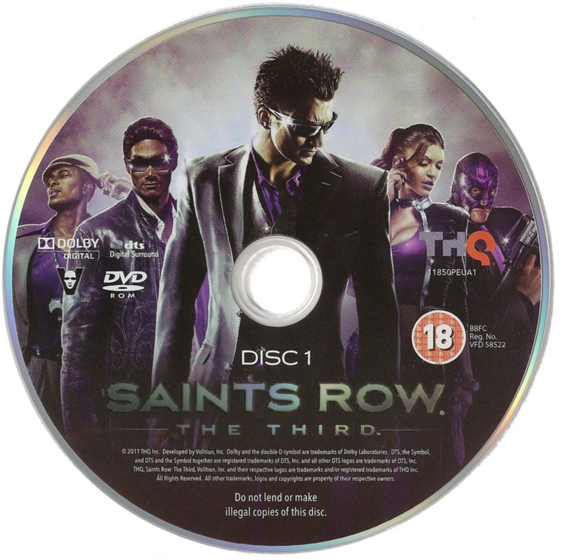 Media for Saints Row: The Third (Windows) (Pre-order version): Disc 1