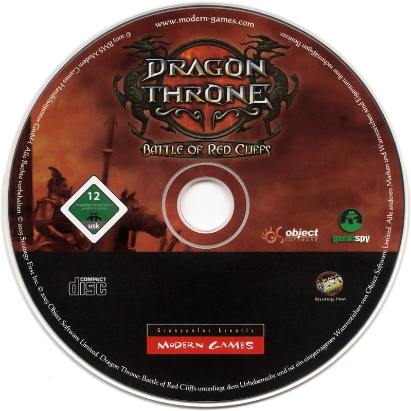 Media for Dragon Throne: Battle of Red Cliffs (Windows) (Red Classics budget release)