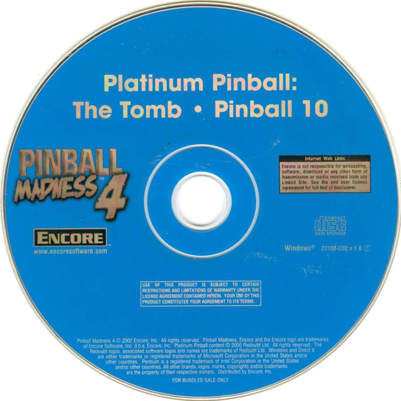 Media for Pinball Madness 4 (Windows): Disc 2/5