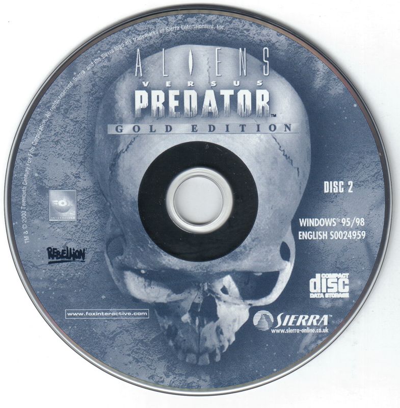 Media for Aliens Versus Predator: Gold Edition (Windows) (BestSeller Series release): Disc 2