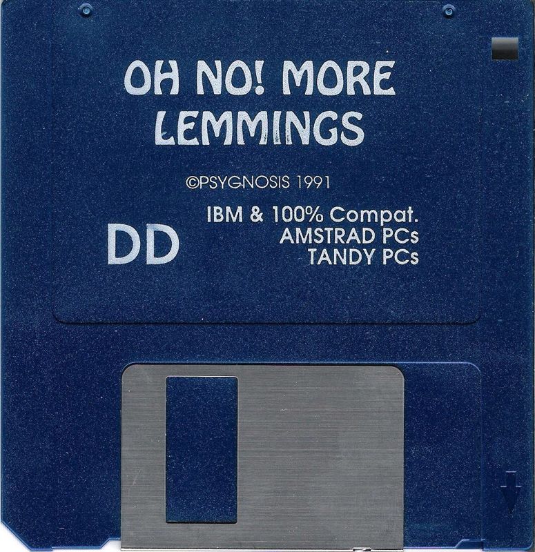 Media for Oh No! More Lemmings (DOS) (Data Disk Version (Dual Media) [requires original Lemmings game]): 3.5" Disk (1/1)