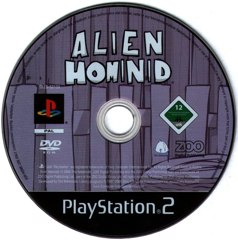 Media for Alien Hominid (PlayStation 2)