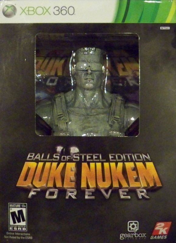 Front Cover for Duke Nukem Forever (Balls of Steel Edition) (Xbox 360)