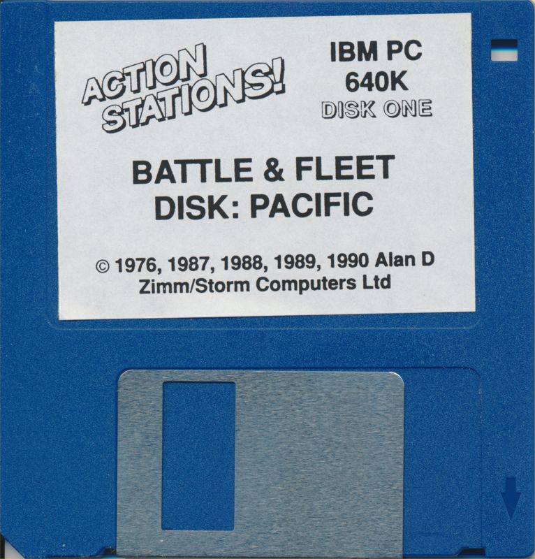 Media for Action Stations! (DOS): Battle & Fleet Disk: Pacific