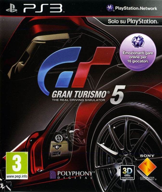 Front Cover for Gran Turismo 5 (PlayStation 3)