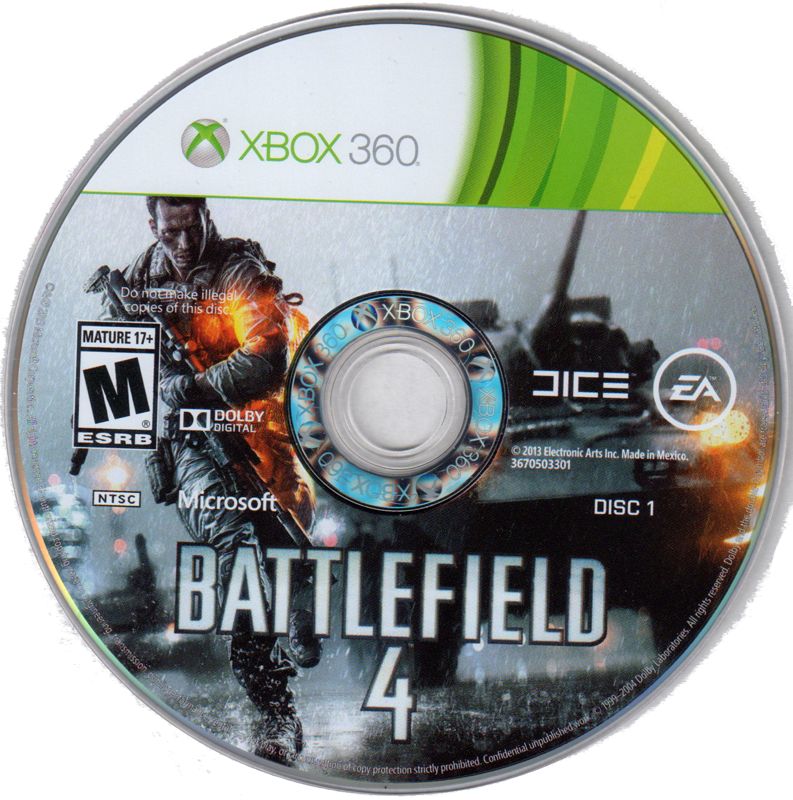 Media for Battlefield 4 (Xbox 360): Disc 1