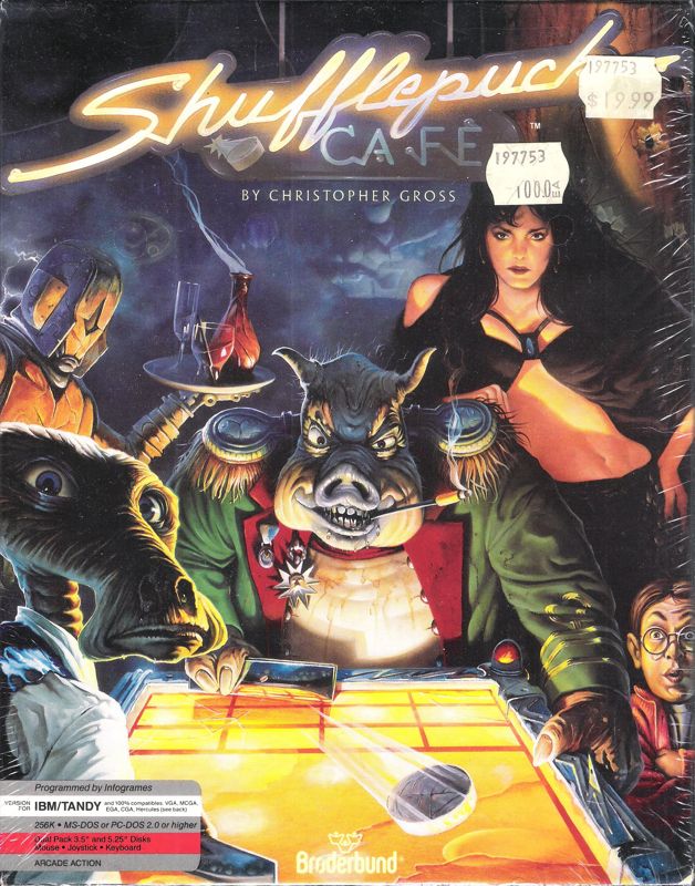 Front Cover for Shufflepuck Cafe (DOS) (Dual Media Release)