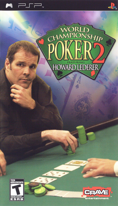 Front Cover for World Championship Poker 2 featuring Howard Lederer (PSP)