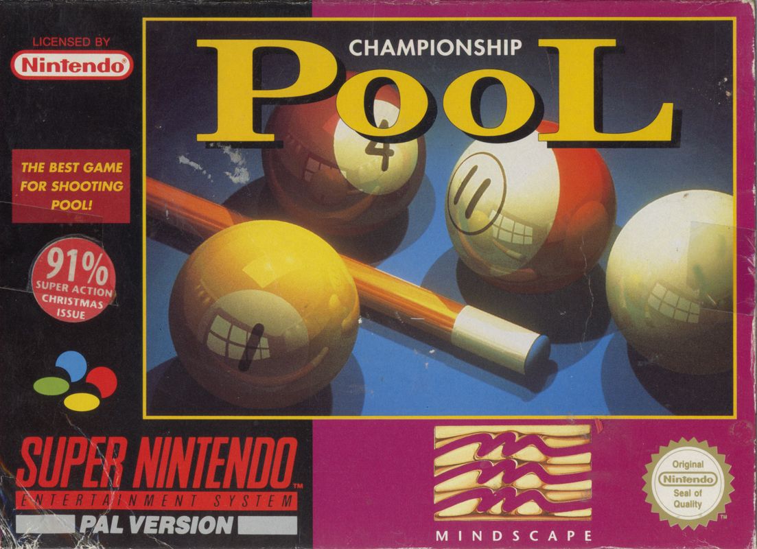 Front Cover for Championship Pool (SNES)