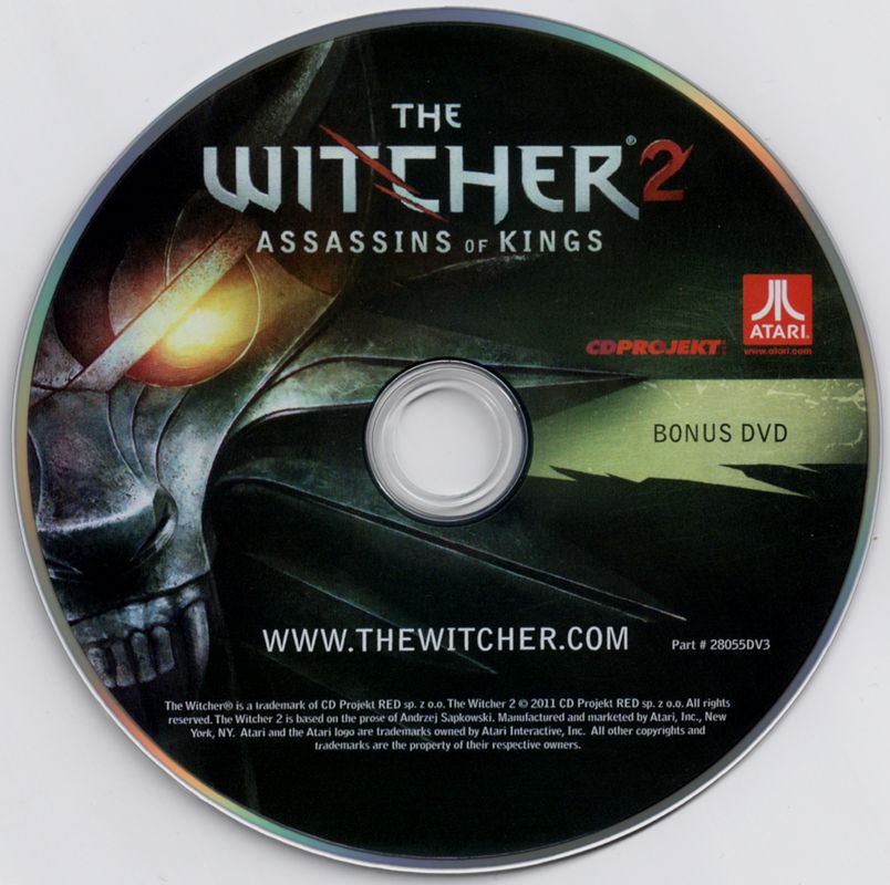 Media for The Witcher 2: Assassins of Kings (Windows): Bonus DVD