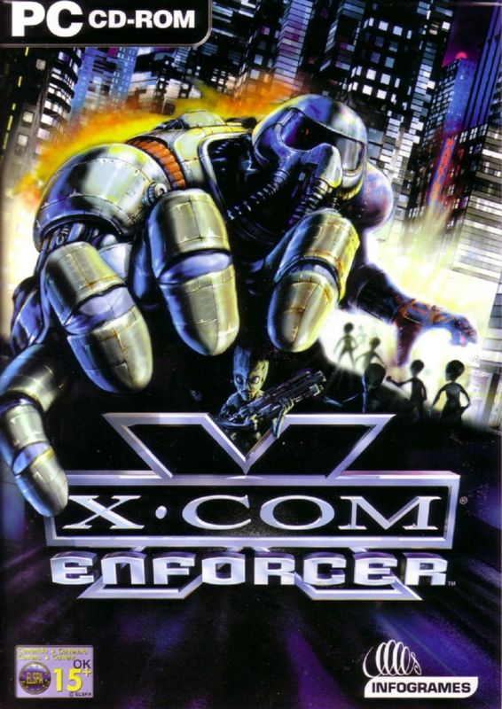 X-COM: Enforcer cover or packaging material - MobyGames