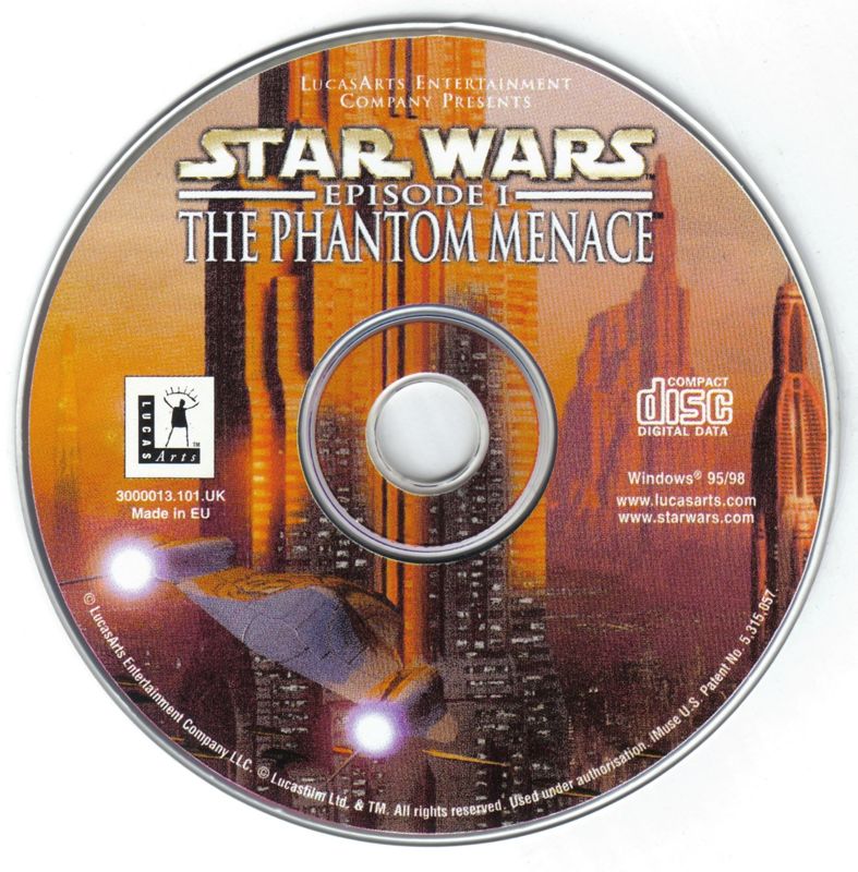 Media for Star Wars: Episode I - The Phantom Menace (Windows)