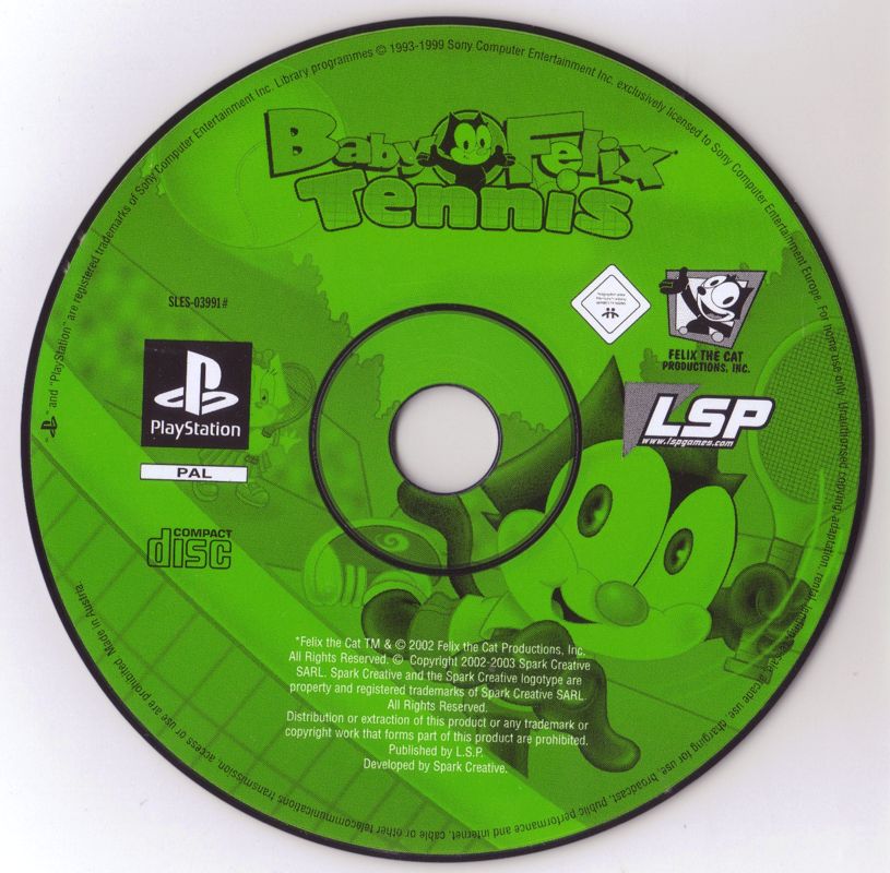 Media for Baby Felix Tennis (PlayStation)