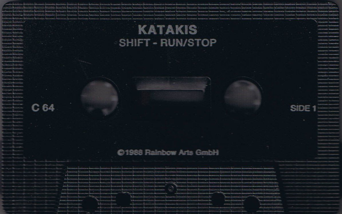 Media for Katakis (Commodore 64) (Cassette Tape release)