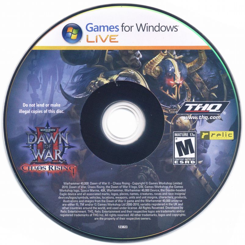 Media for Warhammer 40,000: Dawn of War II - Chaos Rising (Windows)