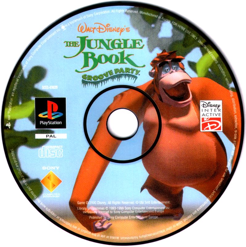 Media for Walt Disney's The Jungle Book: Rhythm n' Groove (PlayStation)